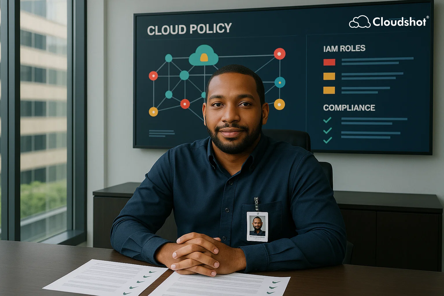 Visual cloud policy mapping and audit readiness