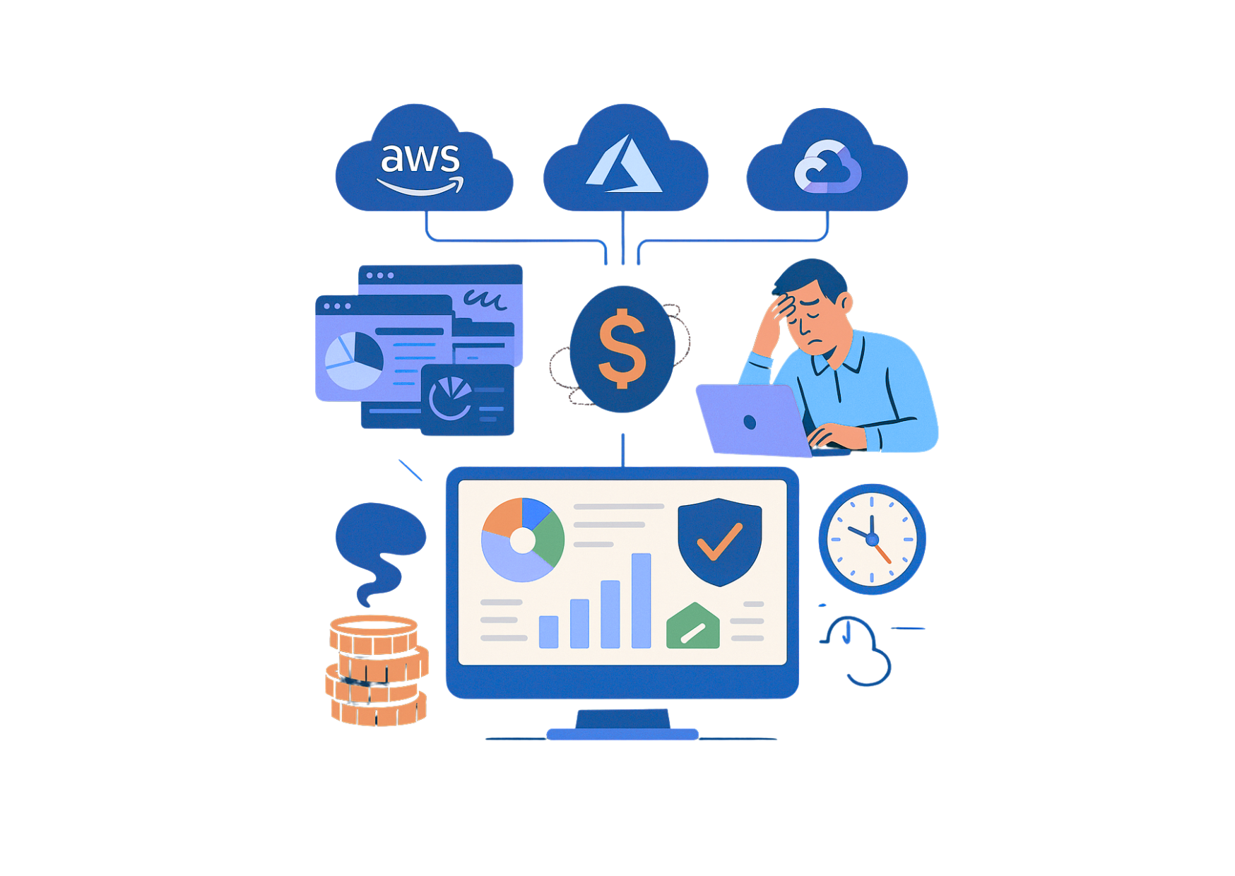 cloud management illustration